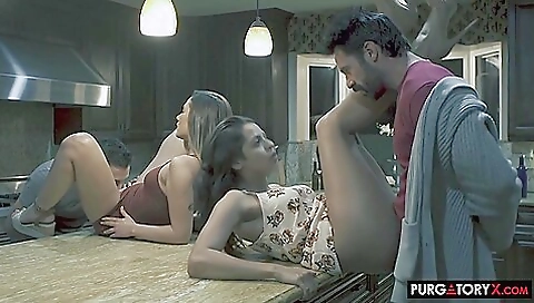 She's alakim knead chest with huge tits