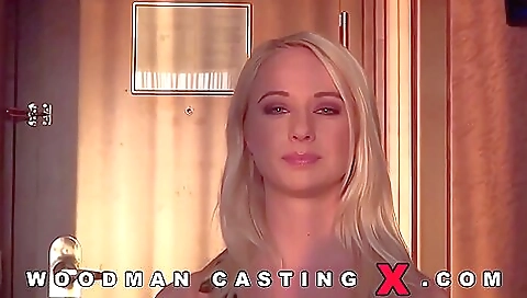 Sexy blonde's tight pussy is ready for cock