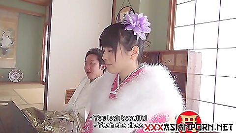 Mature woman with her boyfriend