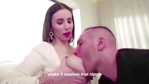 Sexy milf with a sexy body evidence month gets creampie